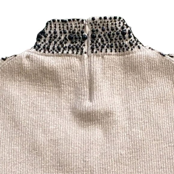 Grace Elements Shell Decorative Beaded Neckline - Picture 5 of 9